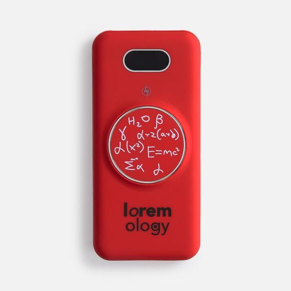 Аккумулятор Omni Qi 10000 мАч, ver.2, красный