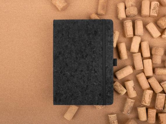 Блокнот Cork County, черный