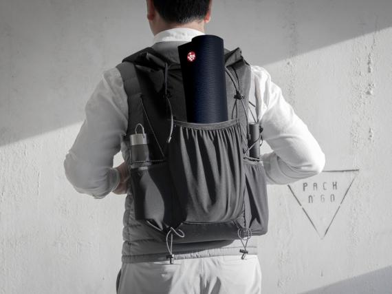 Складывающийся рюкзак-мессенджер «Venturer Eco» для ноутбука 16"