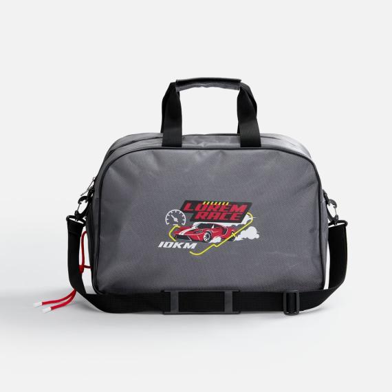Спортивная сумка Atlantes, серая с черным