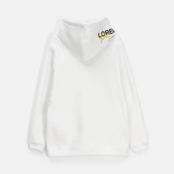 Худи унисекс оверсайз Easy Street, молочно-белое, размер XS/S