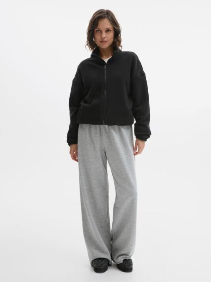 Куртка флисовая унисекс Nebo, черная, размер S