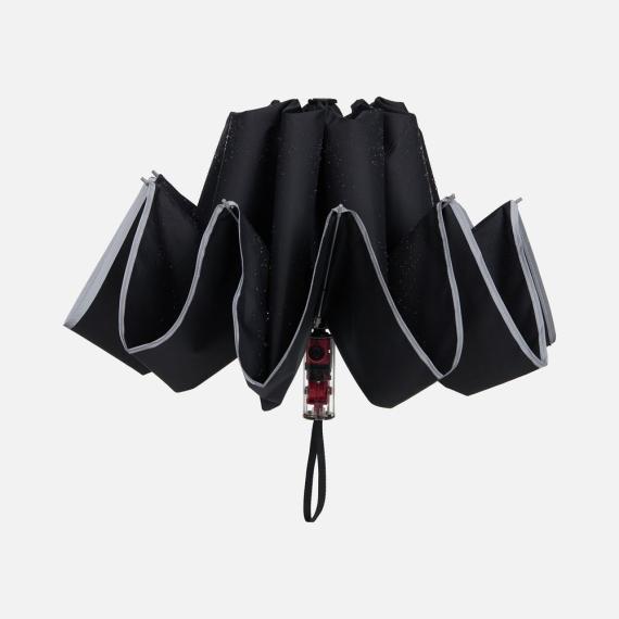 Зонт наоборот складной Futurum, черный