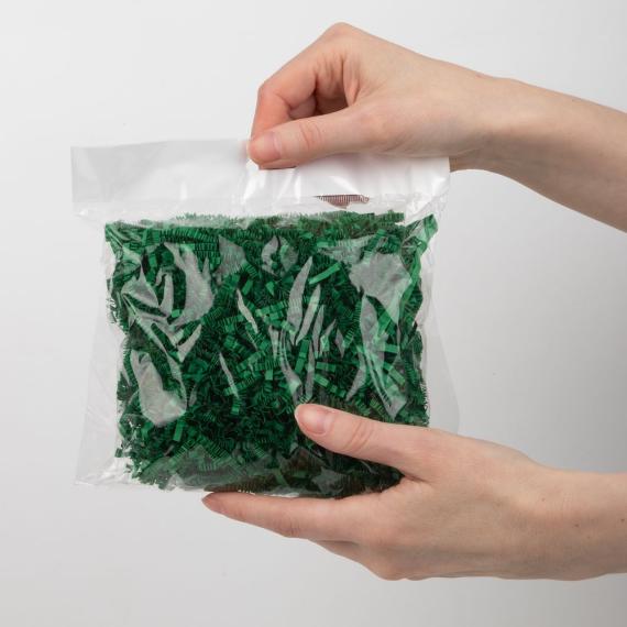 Бумажный наполнитель Chip, темно-зеленый (изумрудный)