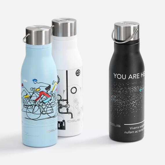 Термобутылка Tabenodo, голубая