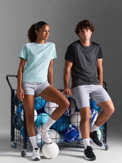 Футболка спортивная унисекс Vortex, молочно-белая, размер XS