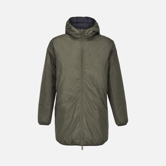 Куртка-парка унисекс Reverse, темный хаки