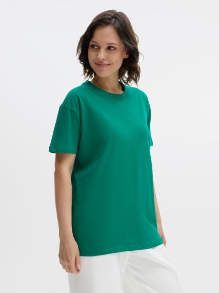 Футболка Regent 150 зеленая (изумрудная), размер L