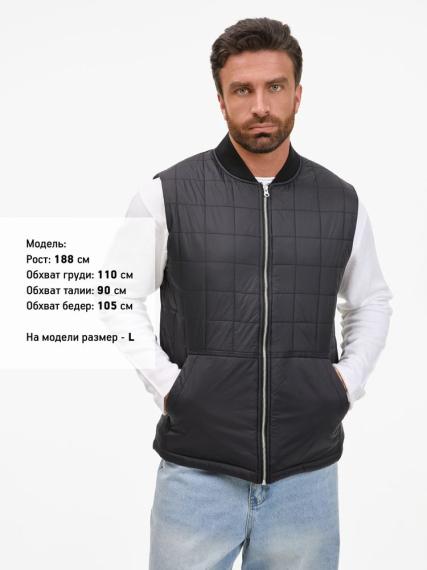 Жилет унисекс Warmbridge, черный, размер 4XL
