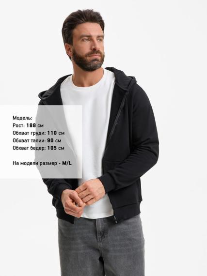 Толстовка унисекс оверсайз Sartoro, черная, размер 3XL/4XL