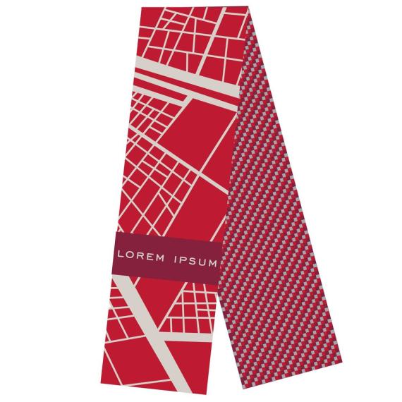 Шарф на заказ Tricksy Light, XL, акрил