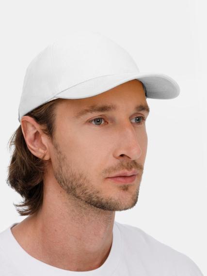 Бейсболка Long Beach, белая