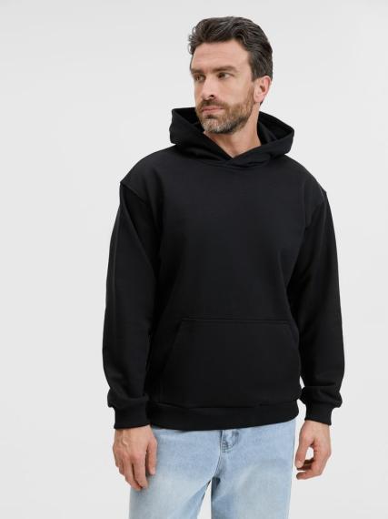 Худи унисекс оверсайз Songo, черное, размер M/L