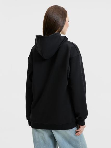Худи унисекс оверсайз Songo, черное, размер M/L