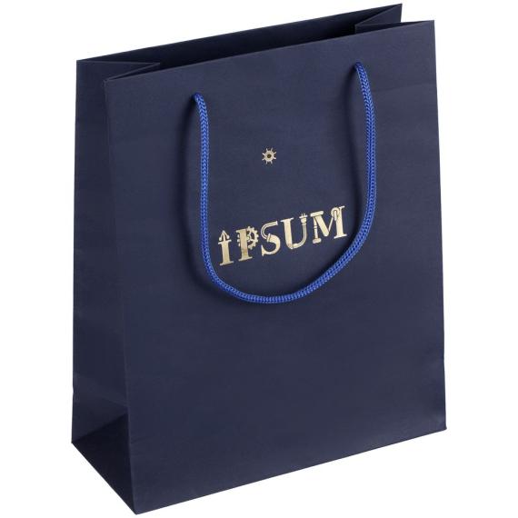 Пакет бумажный Vid S, синий