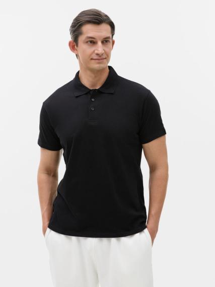 Рубашка поло мужская Prescott men 170 черная, размер XL