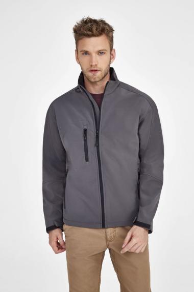 Куртка мужская на молнии Relax 340 темно-синяя, размер XXL