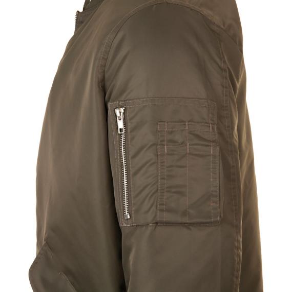 Куртка бомбер унисекс Rebel коричневая, размер XXL